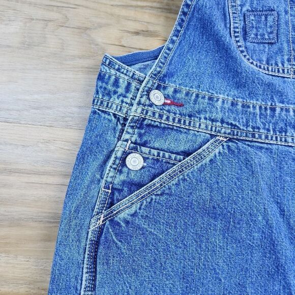 🔸️Vintage Gap Blue Denim Overalls XSmall - Picture 7 of 11